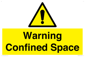 Warning Confined Space